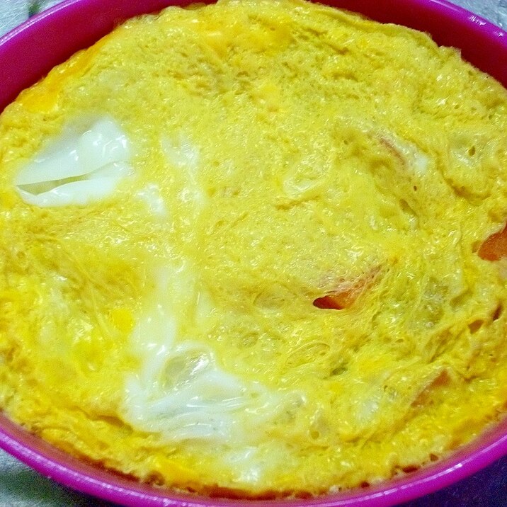 シリコンスチーマーで 野菜卵
